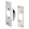 Prime-Line Security Reinforcing Strike Kit 1-1/8 x 4-1/4 and 1-1/4 x 3-5/8 in., Satin Nickel Finish 1 Kit U 11041 - alternate 1